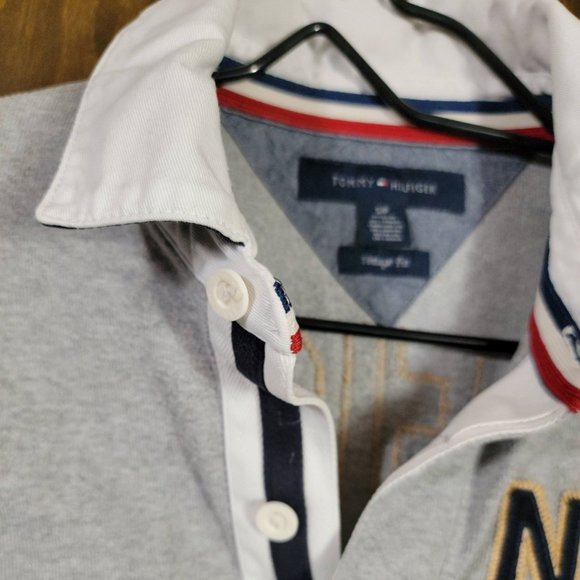 Tommy Hilfiger NYC New York City VINTAGE Rugby Shirt Size Small - Picture 10 of 14